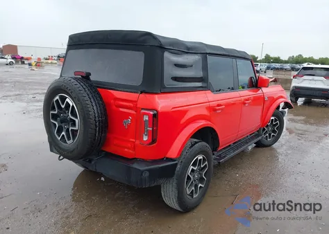 2022 Ford Bronco Outer Banks z USA, uszkodzony, nr VIN 1FMEE5BP1NLB39747